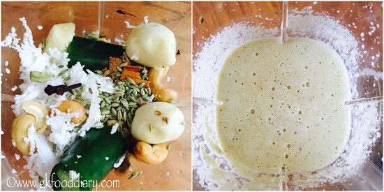 Mixed Vegetables Kurma Recipe for Toddlers and Kids - step 2