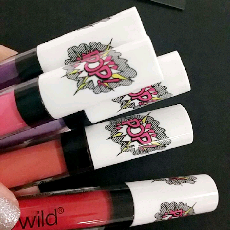 Wet n Wild Le Pop Art Lip Gloss Swatches