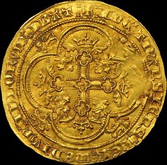1344 Edward III “Double Leopard” reverse