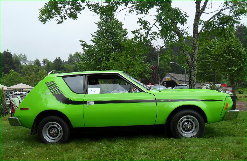 Green Gremlin | A mid-1970s AMC Gremlin X with 'hockey stick… | Flickr