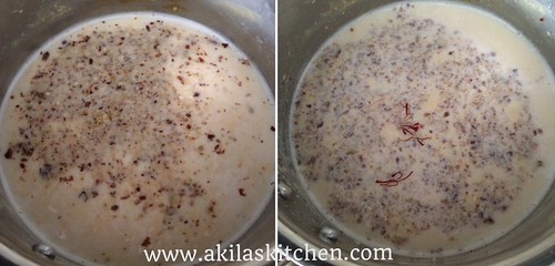 Kulfi ice cream using khoya