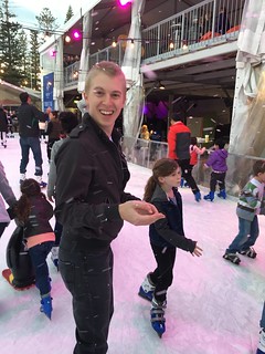 Ice skating in Freo