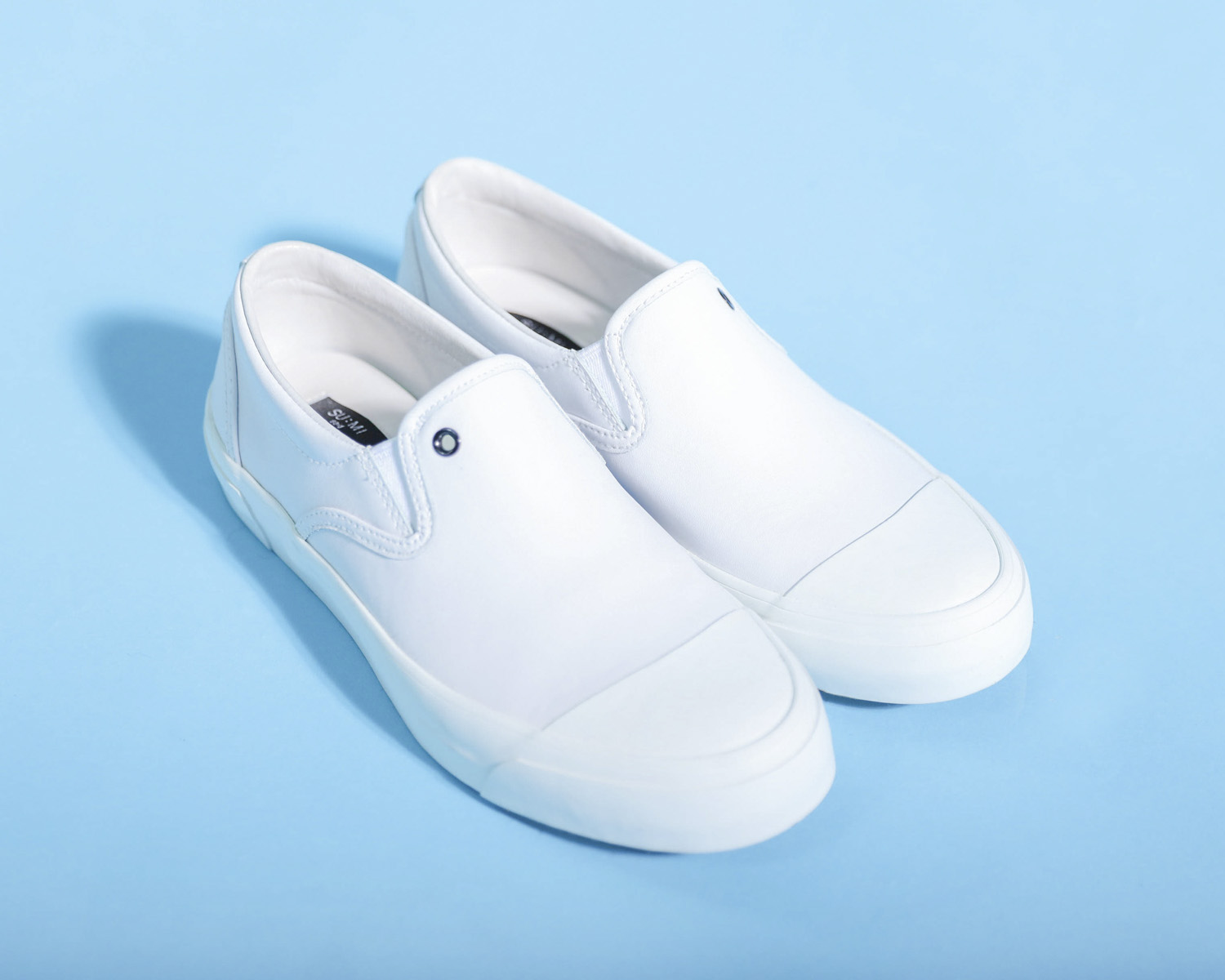 SUMI_Clogs_クラシックなスタイル靴_しろ - スリッポン - 革 ホワイト