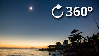 Total Solar Eclipse from Indonesia Youtube 360 video