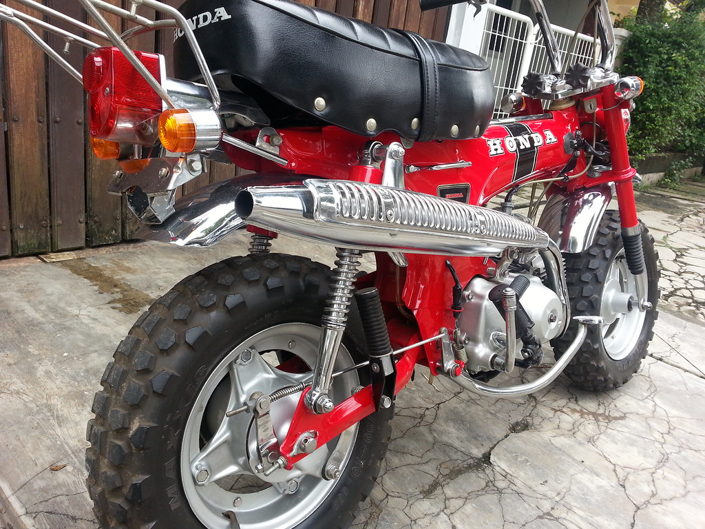 Honda Dax ST 70 Th 1972 Knalpot  Ori bawaan motor  Yond25 