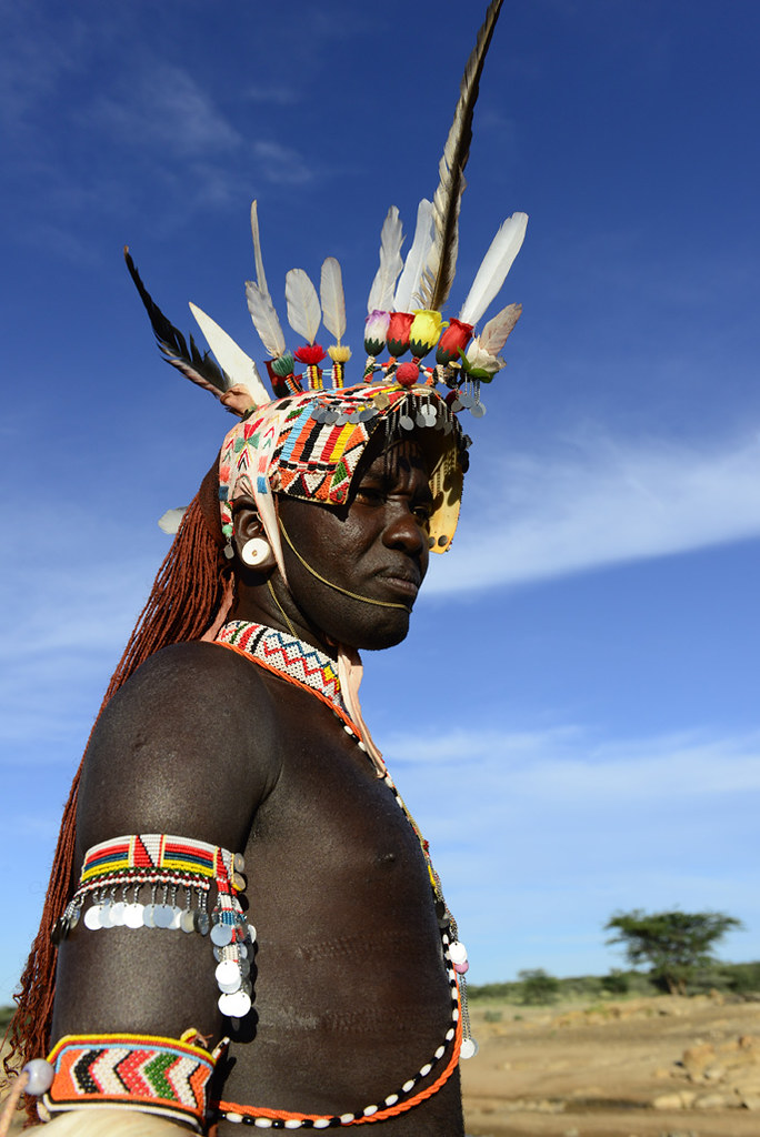 Kenya Samburu Pride A Samburu Warrior Moran In