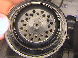 Monophone handset transmitter (microphone) cover interior, mold #6, on Automatic Electric Model 80 upgrade conversion from Model 40hone handset transmitter (microphone) cover interior, mold 6, on Automatic Electric model 80