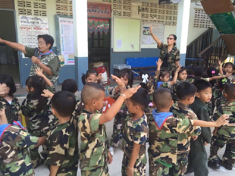 School Experiments in Militarised Fascism: Thai Kindergartners in Military Uniforms and The Third Wave | Prachatai English