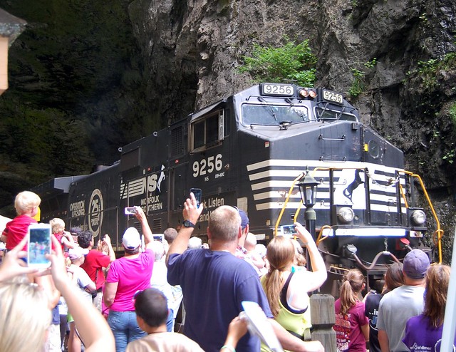 Once a year, park guests get a unique experience when they visit Natural Tunnel State Park on Railroad Day.