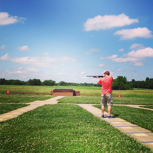 Shooting at the Andy Dalton Range in Bois D'Arc, Missouri