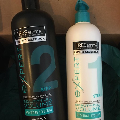 More fun mail! I received TRESemme' shampoo & conditioner for testing purposes. Here's the kicker though- you condition first then shampoo! I'm trying it for the first time tomorrow! #ReverseYourRoutine
