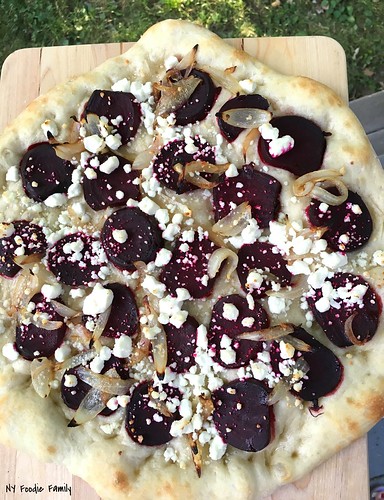 Roasted Beet and Goat Cheese Pizza