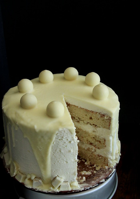 White Chocolate Candy Cake
