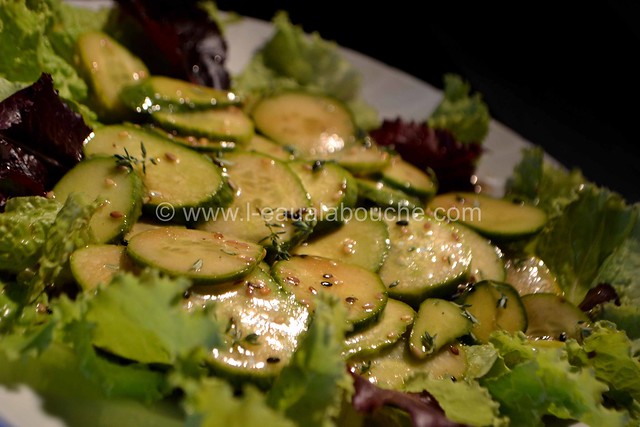 Salade de Concombres et Cornichons Marinés © Ana Luthi Tous droits réservés 5