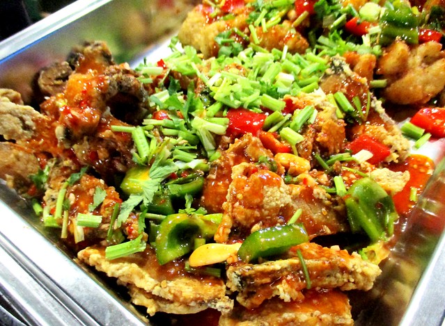 Flavours Thai Kitchen fried fish with Thai sauce