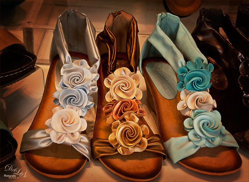 Image of shoes using Topaz Glow
