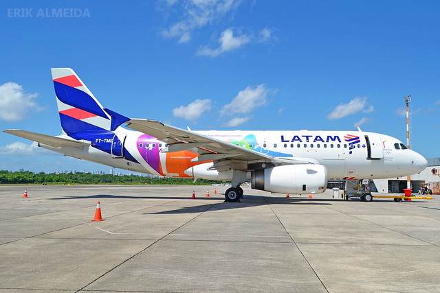 LATAM Brasil | PT-TME, "Sonho Olímpico a bordo" | Airbus A319-132 | CN 4.389