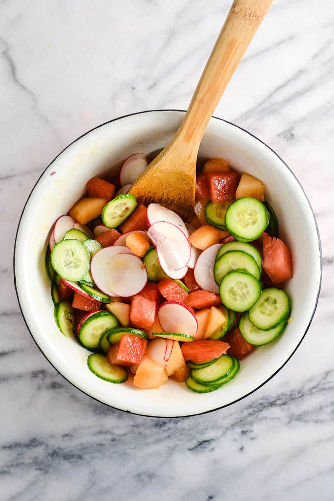 Melon and Cucumber Salad | Things I Made Today