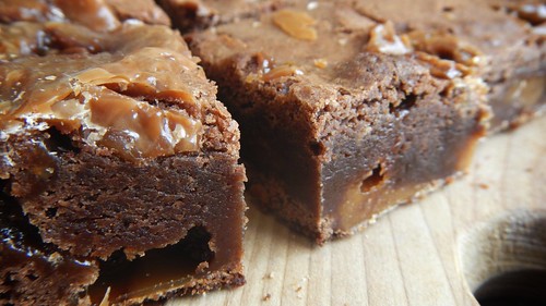 Chewy Caramel Brownies 26