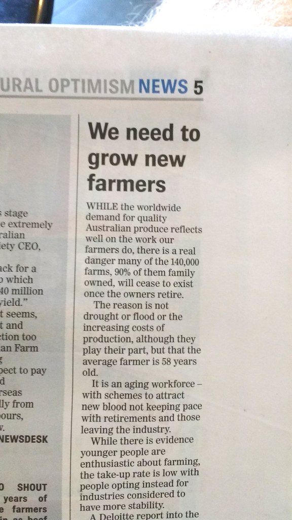 farmers average age is 58