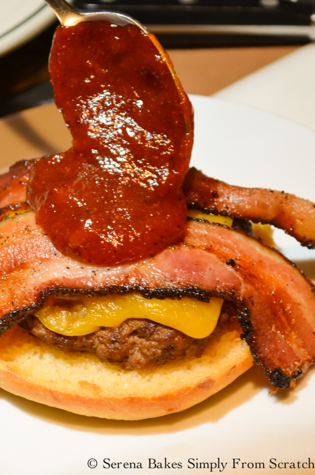 Whiskey Burgers with bacon, cheese, and homemade whiskey barbecue sauce.jpg