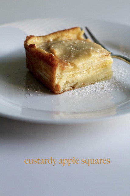 custardy apple squares