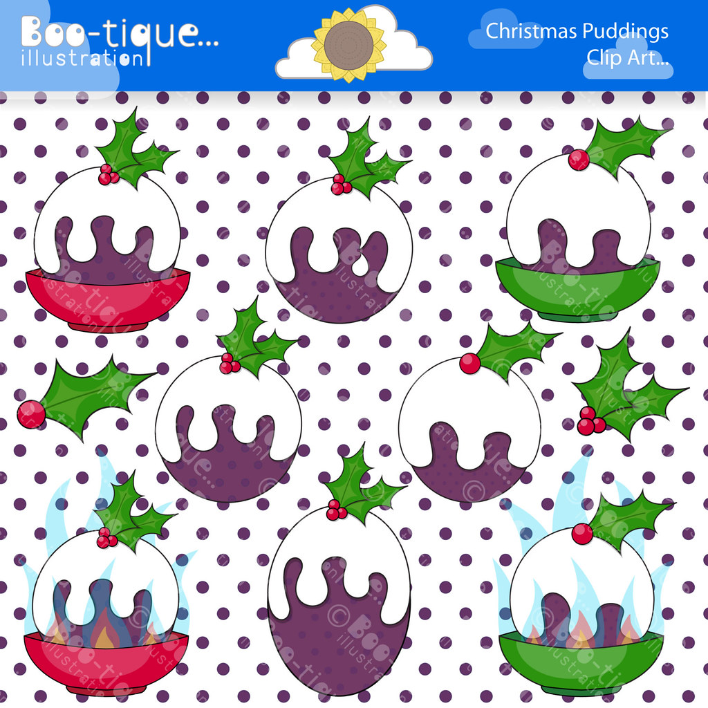 free clipart christmas pudding - photo #41