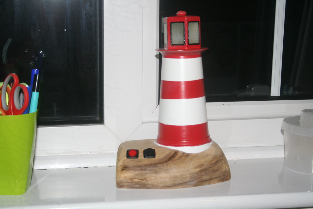 Finished lighthouse | A simple toy lighthouse. Uses an ATtin… | Flickr