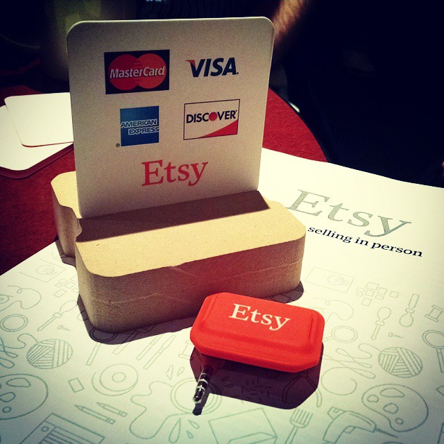 ... awesome new etsy credit card reader tonight at our rnest rochester ny