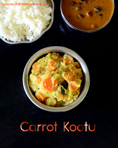 South Indian carrot kootu