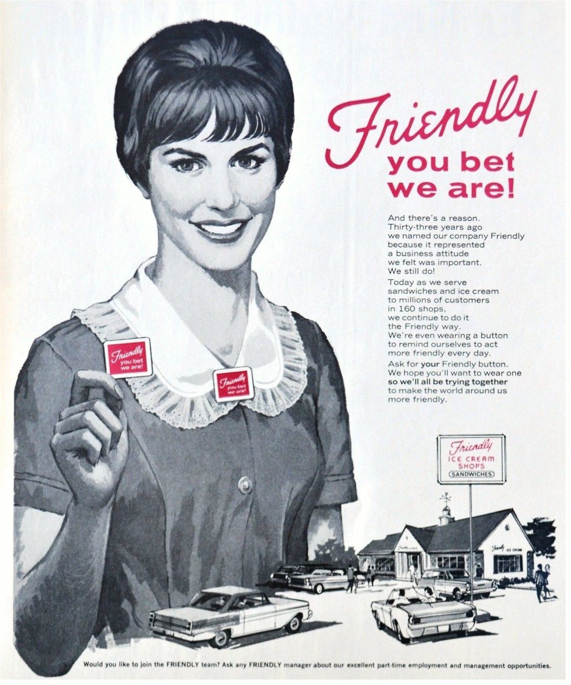 Friendly Ice Cream Shops - 1966