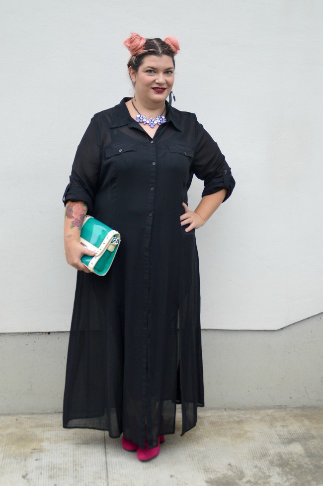 Disneybound plus size outfit maleficent The sleeping beauty (2)