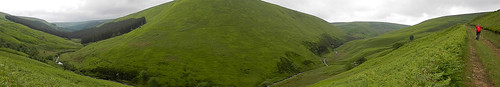 Hills on the walk just past the Ladybower Reservoir