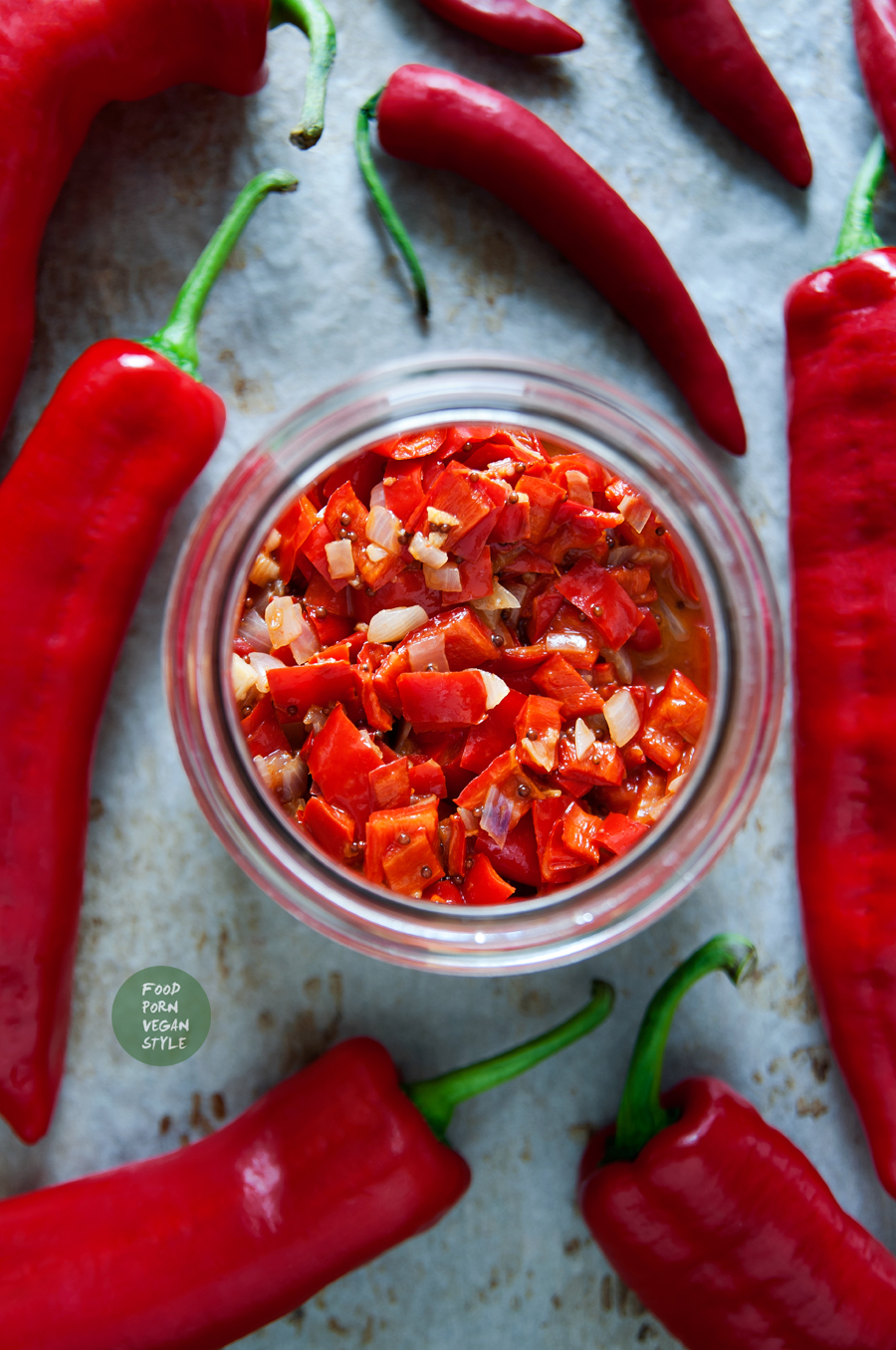 Sweet&spicy ramiro pepper chutney