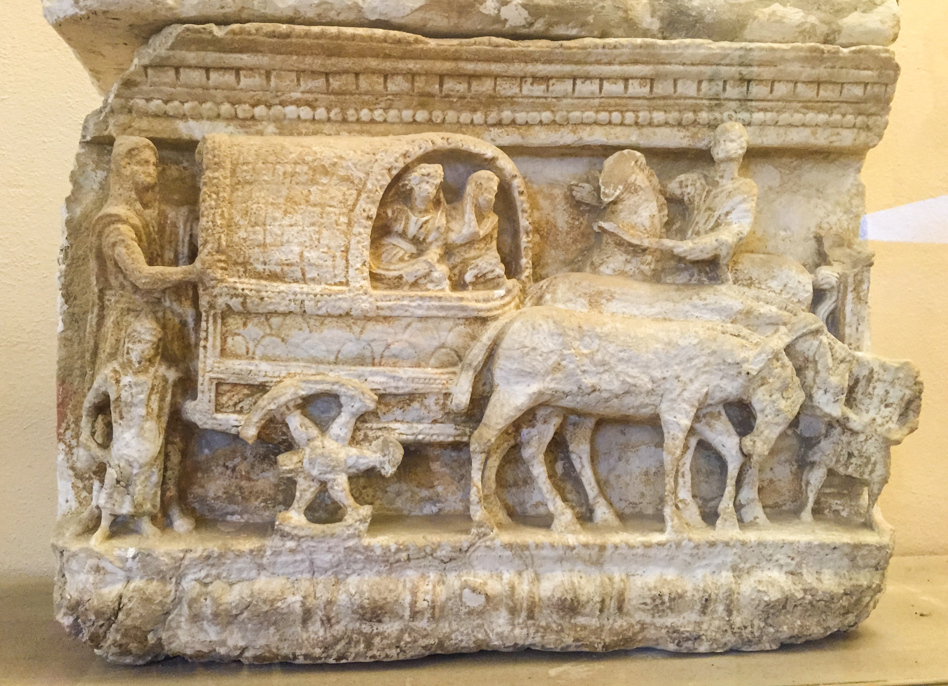 Etruscan funerary urn