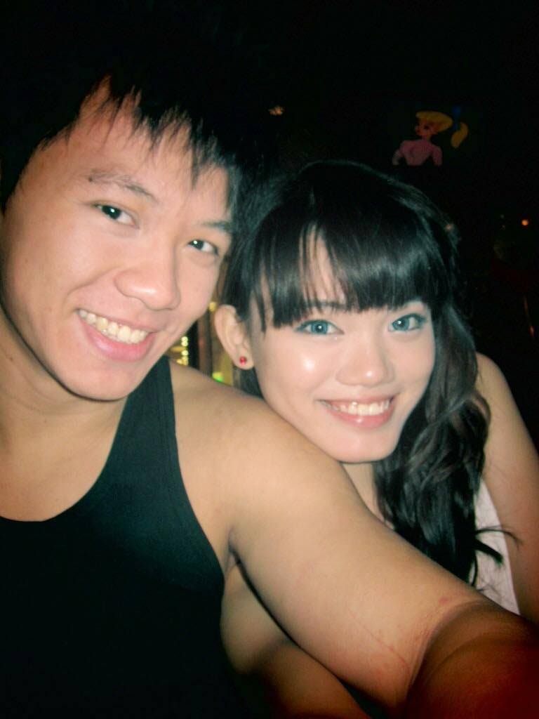 Bodybuilder Lai Wee Kiat and his ex-girlfriend 