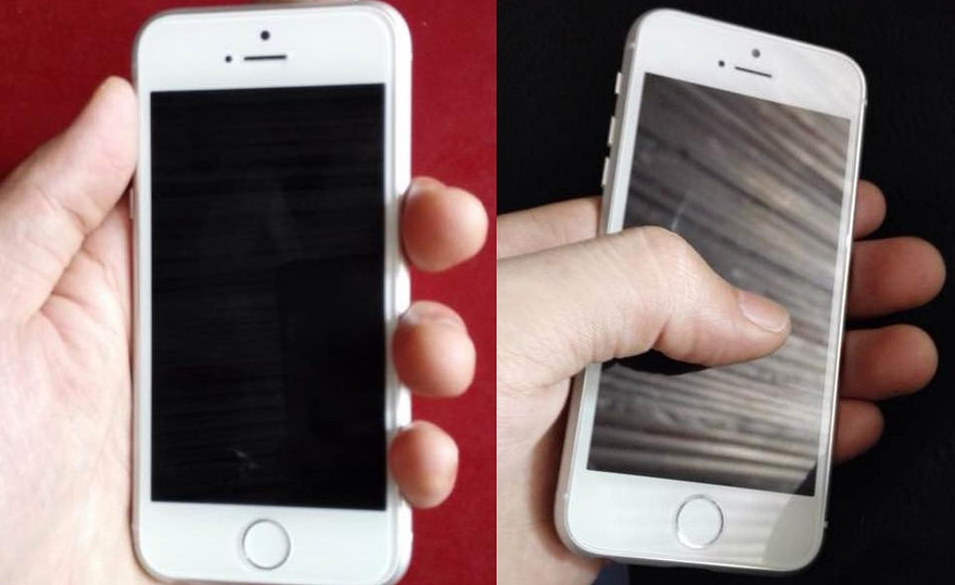 Suspected iPhone 6c prototype real fingerprint + metal body