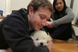 Facebook CEO Zuckerberg's Fitness Tip: with a dog run