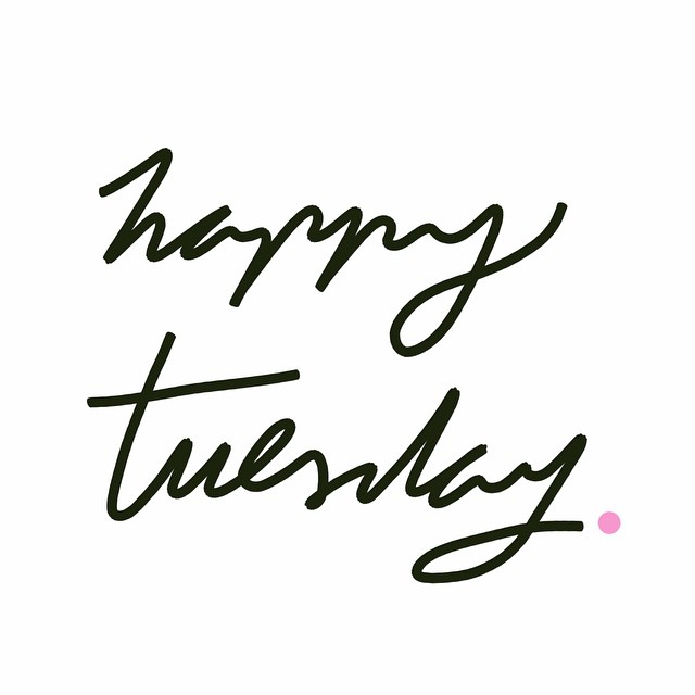 Happy Tuesday. #words #language #lettering #weekdays #mini… | Flickr