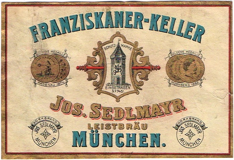 Franziskaner-Keller-Labels-Jos-Sedlmayr-Leistbrau