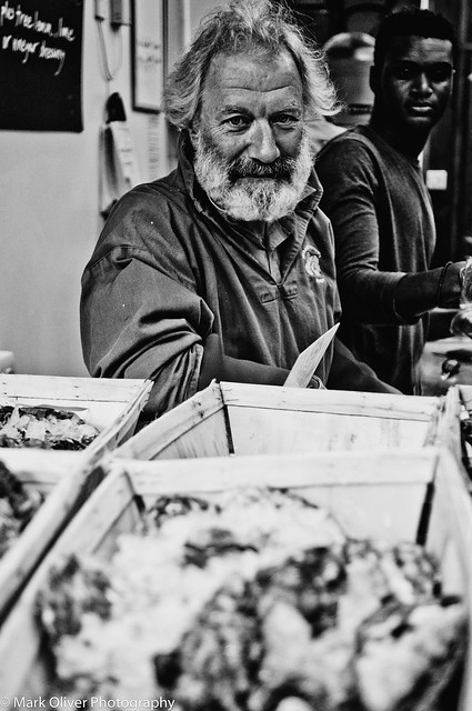 Oyster trader Borough market