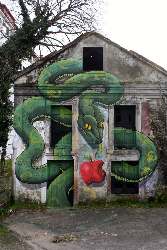 Street art, Ordes, Spain
