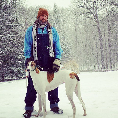 Winter walks with Cane! #DogsOfInstagram #Cane