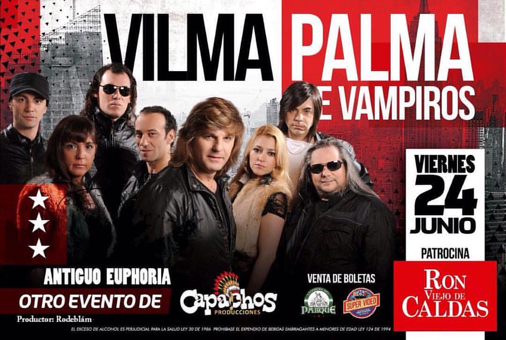 VILMA PALMA E VAMPIROS en Tulua 24 de Junio, otro gran eve ...