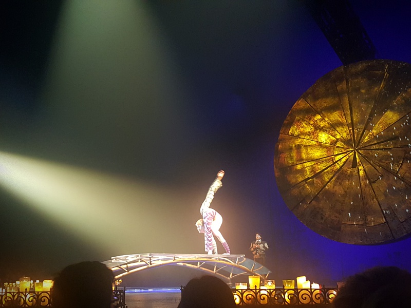 Cirque du Soleil contortionist