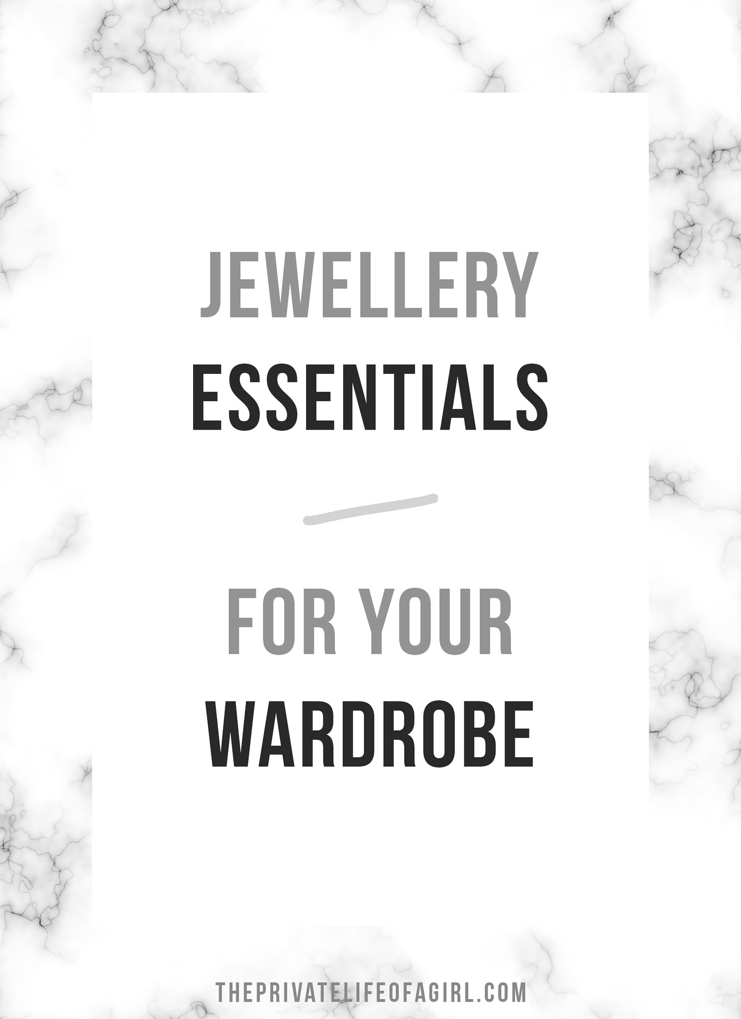 Jewellery Essentials for a Minimal Wardrobe 