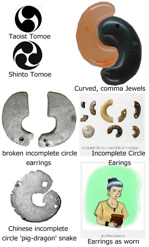 Magatama Curved Jewels as (Inner) Ears