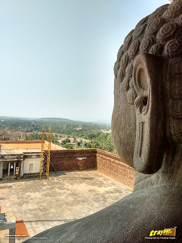 Bahubali the Gomateshwara monolith in Karkala, Udupi district, Karnataka, India