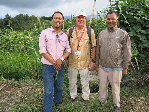 Kirk Astroth, center, in Nepal