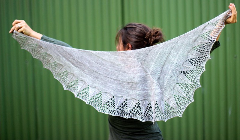Southern Shawl designed by Libby Jonson for Truly Myrtle. Pattern available on Ravelry.